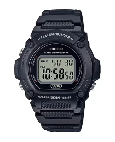 Orologio CASIO TIMELESS COLLECTION SPORT- ILLUMINATOR, WR 50M, ALARM, CHRONOGRAPH Uomo