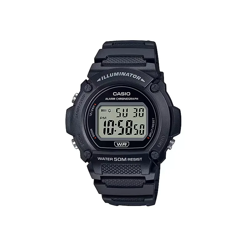 Orologio CASIO TIMELESS COLLECTION SPORT- ILLUMINATOR, WR 50M, ALARM, CHRONOGRAPH Uomo