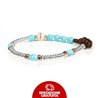 Bracciale Gerba Mon Amour Argento e perle pietra Turchese