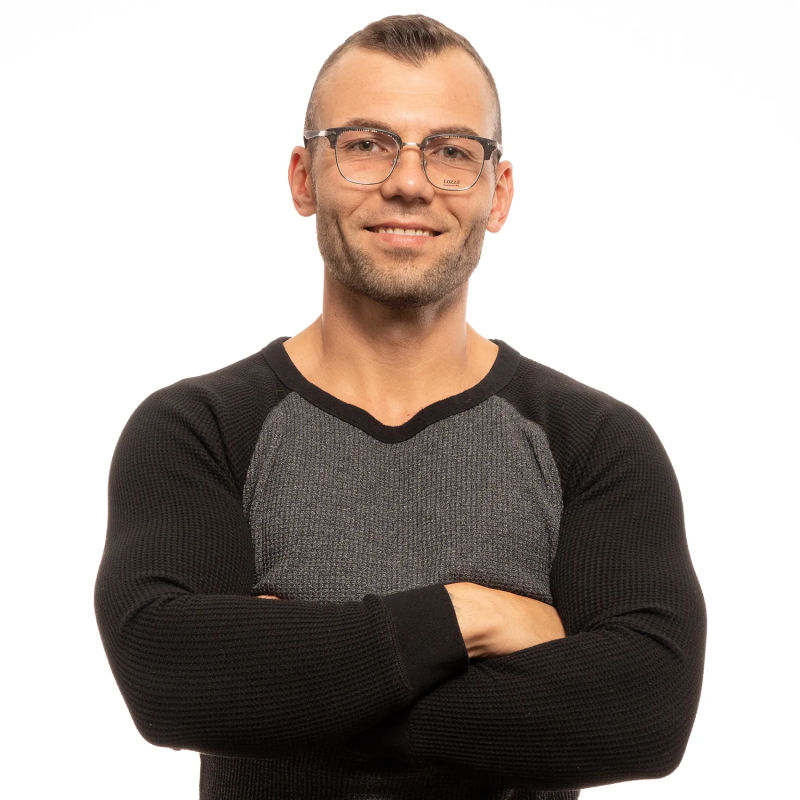 MONTATURE DA VISTA UOMO LOZZA VL4137 54BLKM