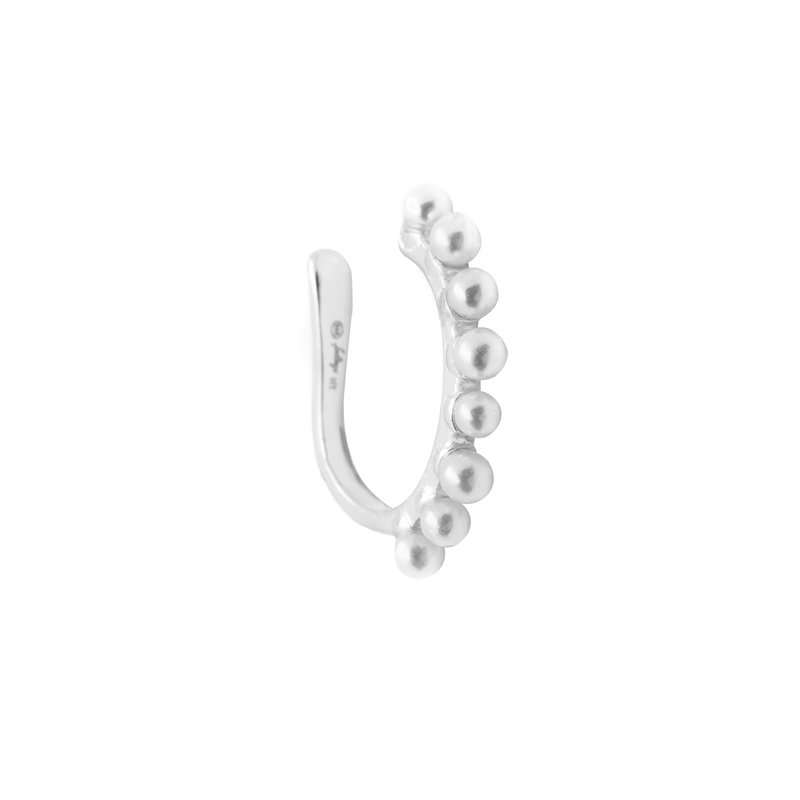 Ear cuff con perle