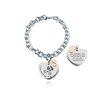 Bracciale Catena rolò, acciaio – I love my mum