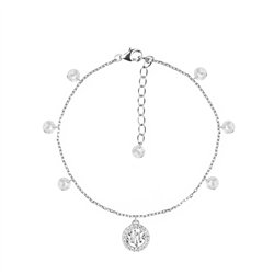 Bracciale Feel Luxury Argento Smeraldi Multiciondolo Albero Della Vita