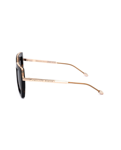 OCCHIALI DA SOLE DONNA PHILIPP PLEIN SUNGLASSES SPP097S SHINY SHINY HAVANA