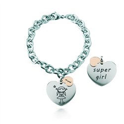 Bracciale Catena rolò, acciaio – Super Girl
