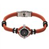 Bracciale con bussola arancio