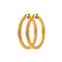 Orecchini Cerchi Torchon