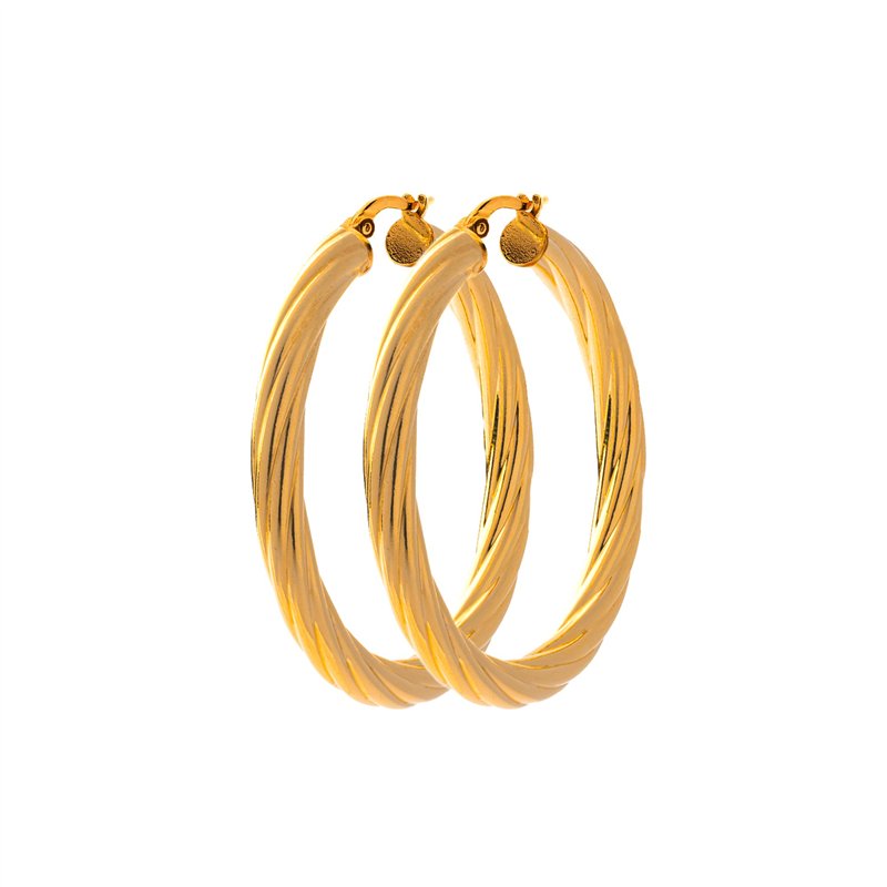 Orecchini Cerchi Torchon