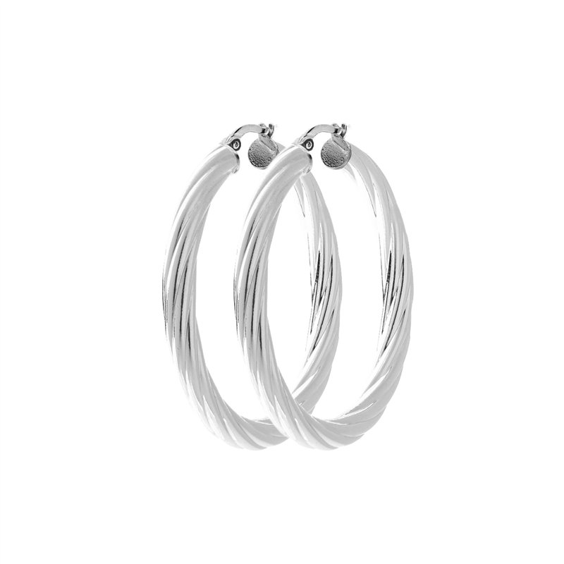 Orecchini Cerchi Torchon