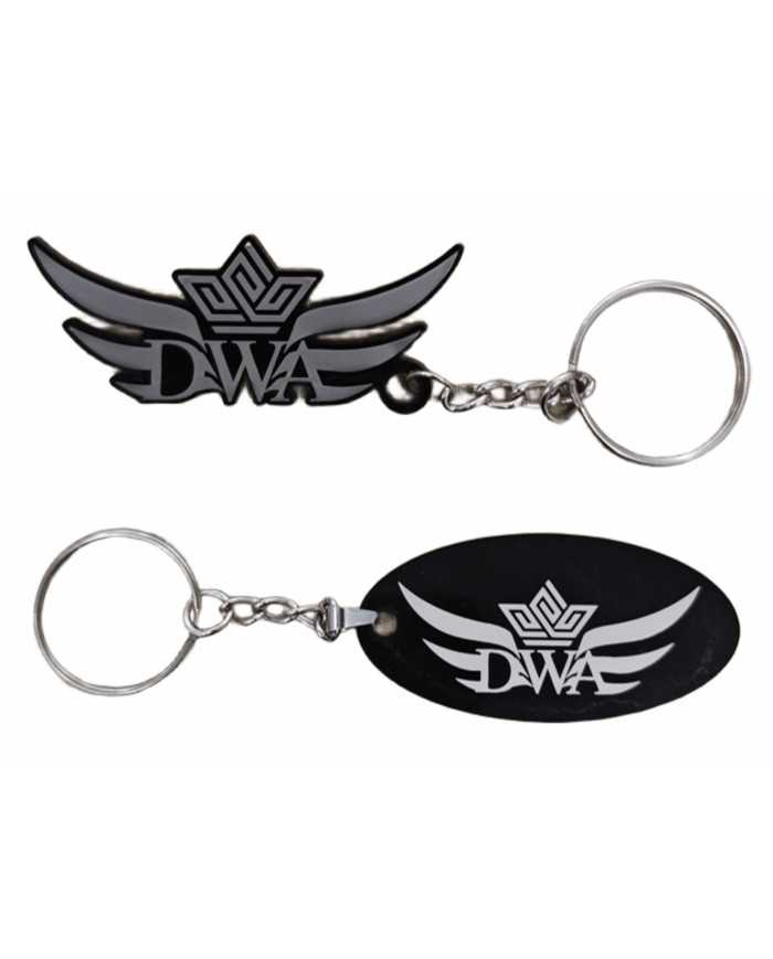 Portachiavi Personalizzati in Plexiglass Nero - Incidi & Taglia qualsiasi Idea!