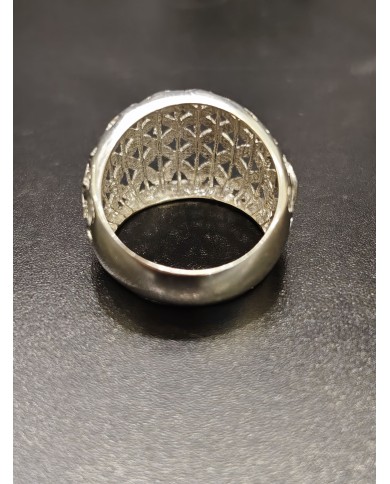 Anello a Fascia in Oro Bianco 18 Carati