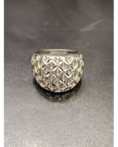 Anello a Fascia in Oro Bianco 18 Carati