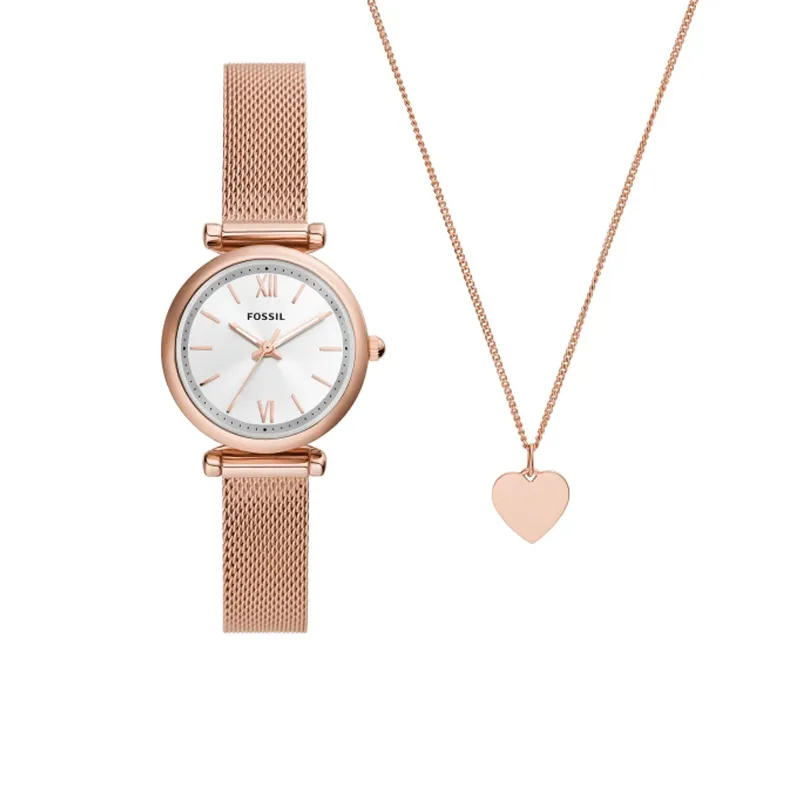 Orologio FOSSIL CARLIE Set + necklace Donna