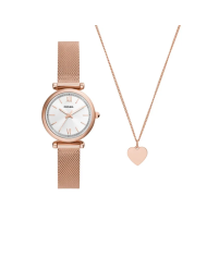 Orologio FOSSIL CARLIE Set + necklace Donna
