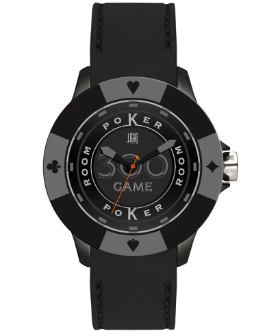 Orologio LIGHT TIME POKER - All Black Uomo