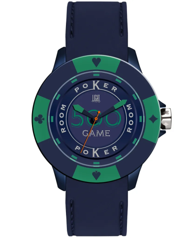 Orologio LIGHT TIME POKER - Blue / Green Uomo