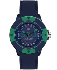 Orologio LIGHT TIME POKER - Blue / Green Uomo