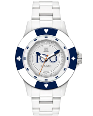 Orologio LIGHT TIME POKER - White / Blue Uomo