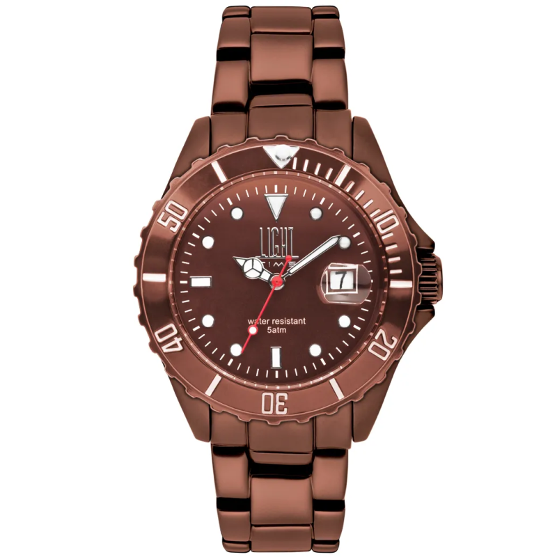 Orologio LIGHT TIME DIVER COPPER ALUMINIUM Uomo