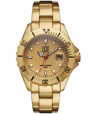 Orologio LIGHT TIME DIVER GOLD ALUMINIUM Uomo