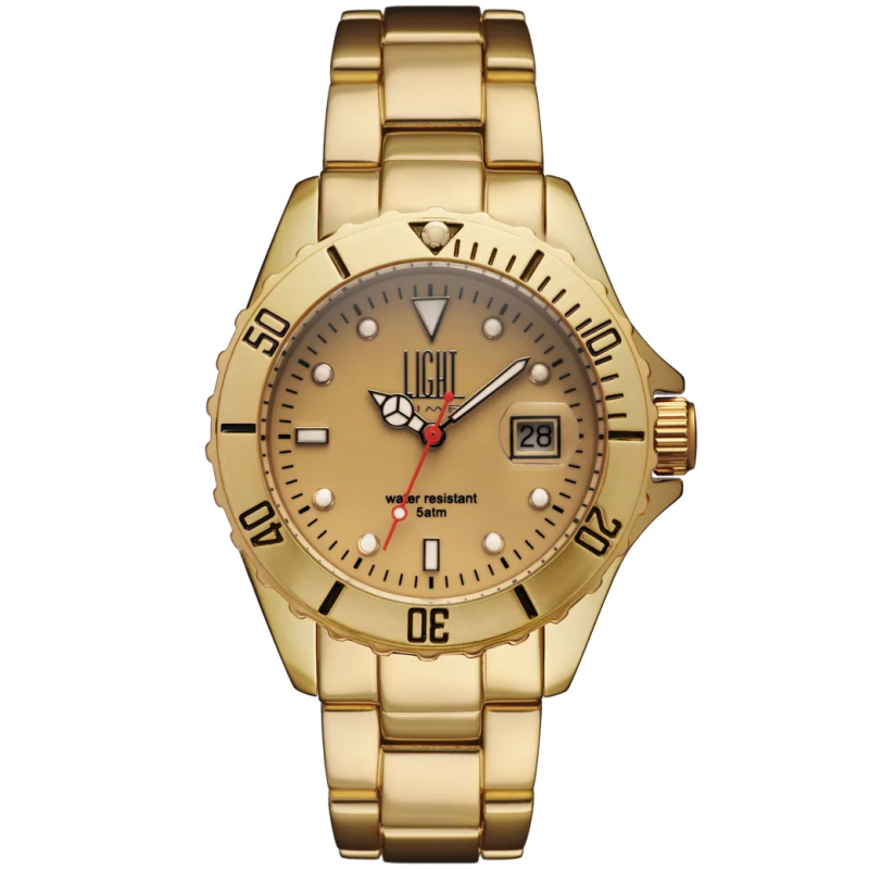 Orologio LIGHT TIME DIVER GOLD ALUMINIUM Uomo