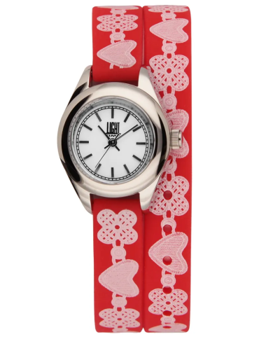 Orologio LIGHT TIME ROCOCO - Red Donna