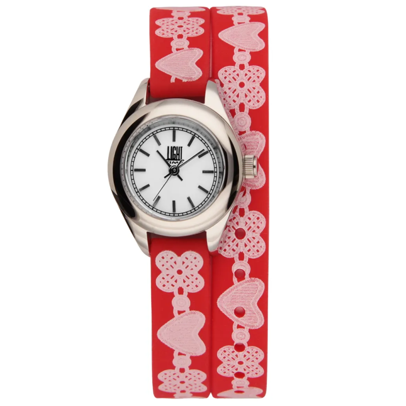 Orologio LIGHT TIME ROCOCO - Red Donna