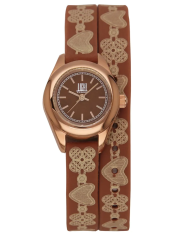 Orologio LIGHT TIME ROCOCO - Brown Donna