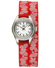 Orologio LIGHT TIME ROCOCO - Red Strass Donna