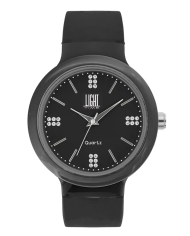 Orologio LIGHT TIME EUROPE Black / Strass Donna