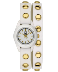 Orologio LIGHT TIME PUNK - White / Gold Donna
