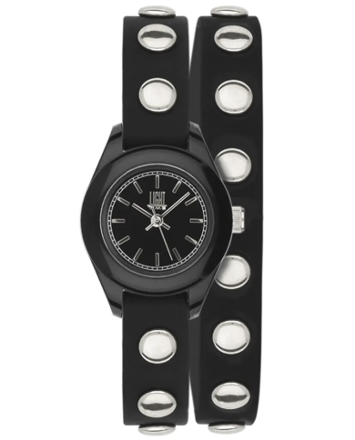 Orologio LIGHT TIME PUNK - Black - Silver Donna