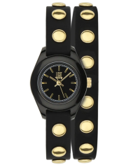Orologio LIGHT TIME PUNK - Black / Gold Donna