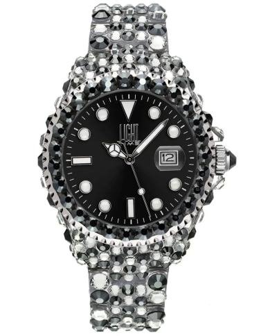 Orologio LIGHT TIME MEDITERRANEO - Full Strass / Black Donna