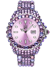 Orologio LIGHT TIME MEDITERRANEO - Full Strass / Pink Donna