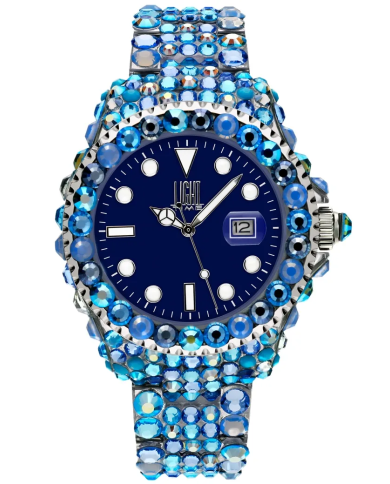 Orologio LIGHT TIME MEDITERRANEO - Full Strass / Blue Donna