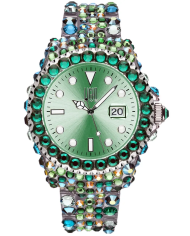 Orologio LIGHT TIME MEDITERRANEO - Full Strass / Green Donna
