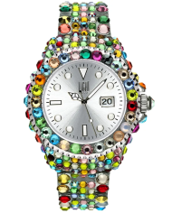 Orologio LIGHT TIME MEDITERRANEO - Full Strass / Silver Donna