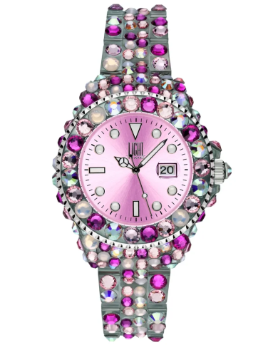 Orologio LIGHT TIME MEDITERRANEO - Full Strass / Pink Donna