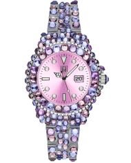 Orologio LIGHT TIME MEDITERRANEO - Full Strass / Pink Donna