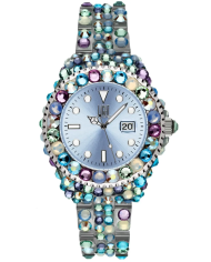Orologio LIGHT TIME MEDITERRANEO - Full Strass / Light Blue Donna