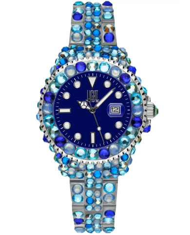 Orologio LIGHT TIME MEDITERRANEO - Full Strass / Blue Donna