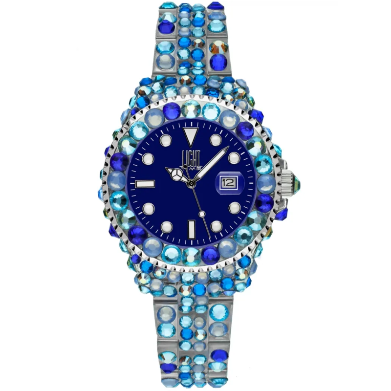 Orologio LIGHT TIME MEDITERRANEO - Full Strass / Blue Donna