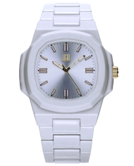 Orologio LIGHT TIME VELVET NAUTILUS - White Uomo