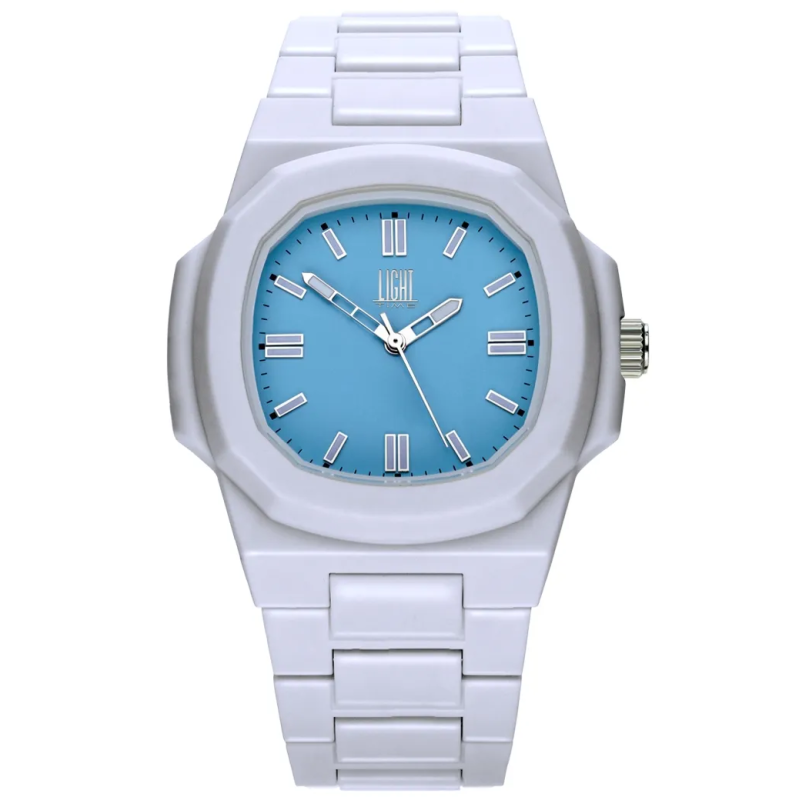 Orologio LIGHT TIME VELVET NAUTILUS - Light Blue Uomo
