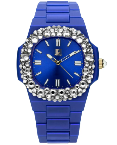 Orologio LIGHT TIME VELVET NAUTILUS - Blue Clear Strass Donna