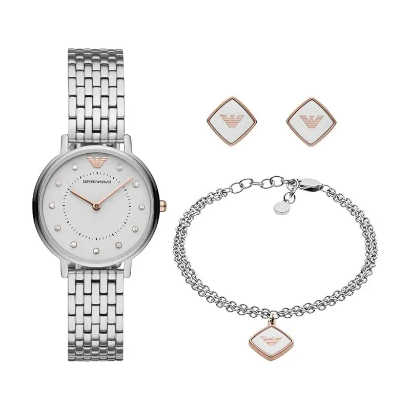 Orologio EMPORIO ARMANI KAPPA Special Pack + Bracelet and Earrings Donna