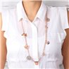 Collana in Metallo con charms siciliani, coffa siciliana, trinacria