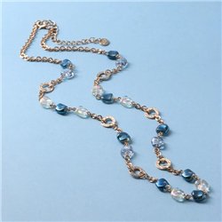 Collana in Metallo con cristalli colorati ispirati al vetro di Murano