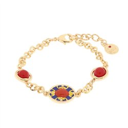 Bracciale in Metallo con maiolica